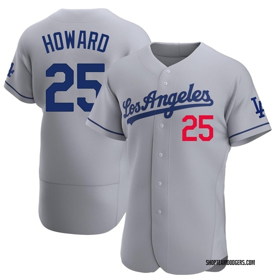 Authentic Los Angeles Dodgers Frank Howard Away Jersey - Gray