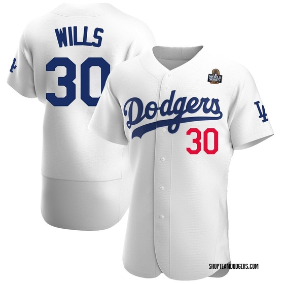 Authentic Los Angeles Dodgers Maury Wills Home Official 2024 World Series Jersey - White