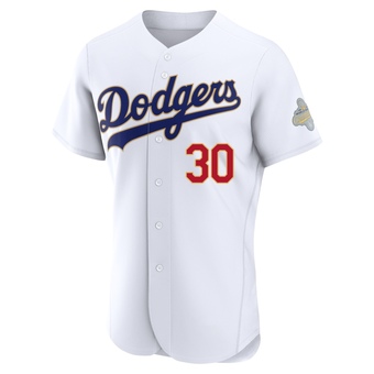 Authentic Los Angeles Dodgers Maury Wills White 2026 Collection Jersey - Gold
