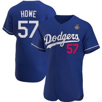 Authentic Los Angeles Dodgers Steve Howe Alternate 2024 World Series Jersey - Royal