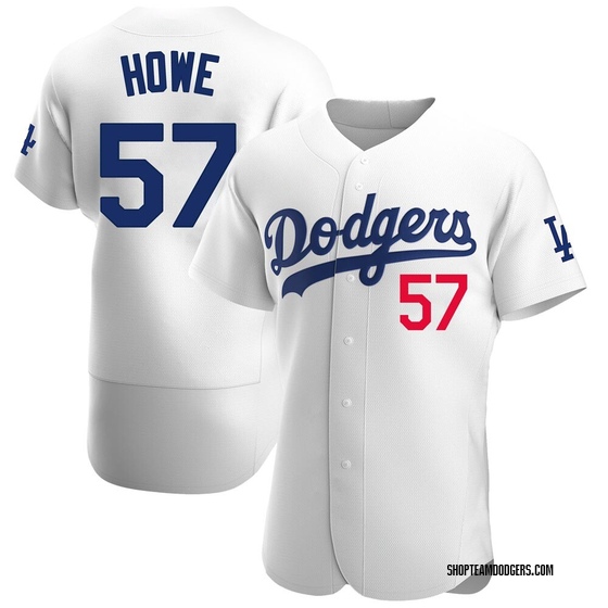 Authentic Los Angeles Dodgers Steve Howe Home Jersey - White