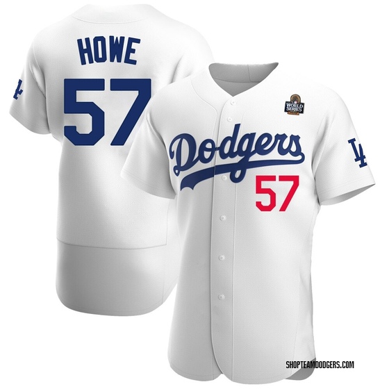 Authentic Los Angeles Dodgers Steve Howe Home Official 2024 World Series Jersey - White