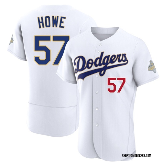 Authentic Los Angeles Dodgers Steve Howe White 2026 Collection Jersey - Gold