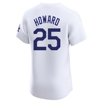 Elite Los Angeles Dodgers Frank Howard Home 2024 World Series Jersey - White