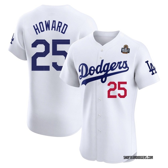 Elite Los Angeles Dodgers Frank Howard Home 2024 World Series Jersey - White