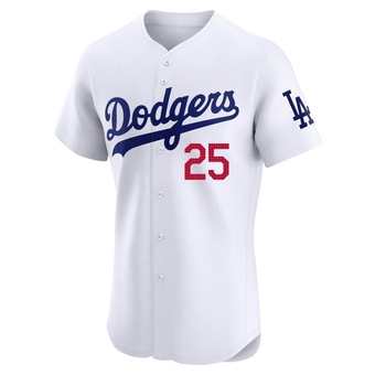 Elite Los Angeles Dodgers Frank Howard Home Jersey - White