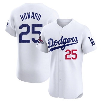 Elite Los Angeles Dodgers Frank Howard Home World Series Champions Jersey - White
