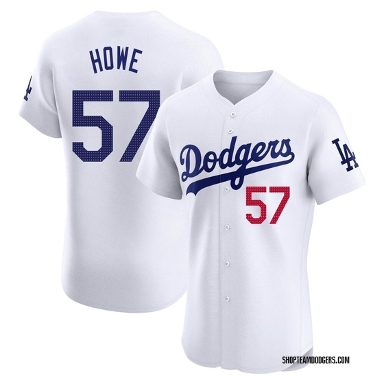 Elite Los Angeles Dodgers Steve Howe Home Jersey - White