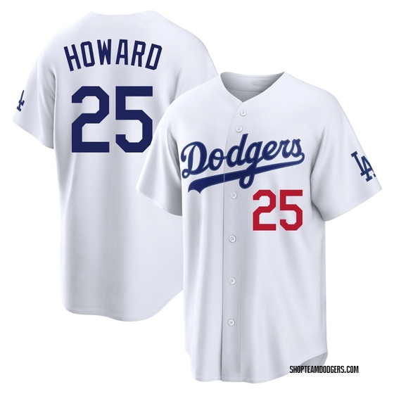 Limited Los Angeles Dodgers Frank Howard Home Stadium Jersey - White