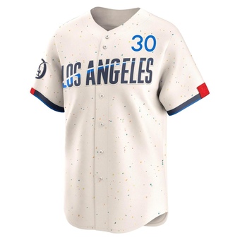 Limited Los Angeles Dodgers Maury Wills 2024 City Connect Jersey - Cream
