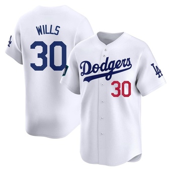Limited Los Angeles Dodgers Maury Wills 2024 World Tour Seoul Series Home Jersey - White