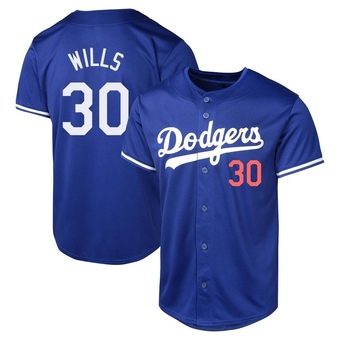 Limited Los Angeles Dodgers Maury Wills Alternate Jersey - Royal