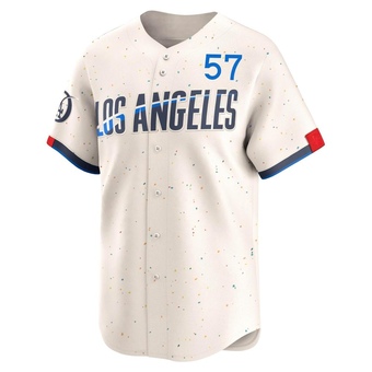 Limited Los Angeles Dodgers Steve Howe 2024 City Connect Jersey - Cream