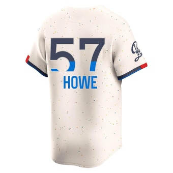 Limited Los Angeles Dodgers Steve Howe 2024 City Connect Jersey - Cream