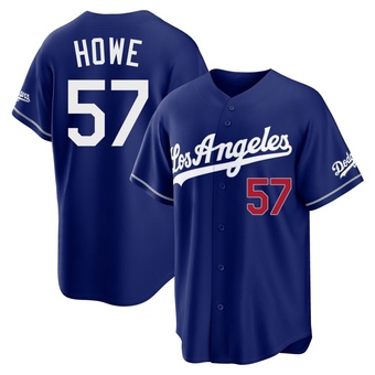 Limited Los Angeles Dodgers Steve Howe Alternate Stadium Jersey - Royal
