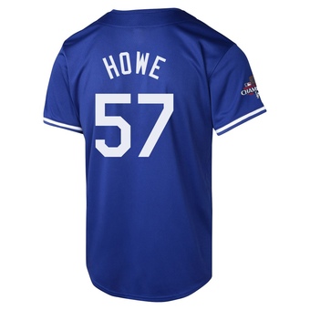 Limited Los Angeles Dodgers Steve Howe Alternate World Series Champions Jersey - Royal
