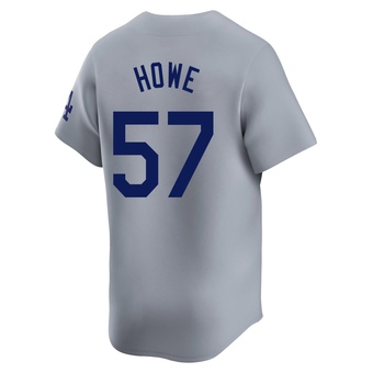 Limited Los Angeles Dodgers Steve Howe Away 2024 World Series Jersey - Gray