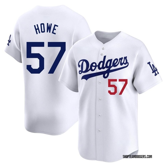 Limited Los Angeles Dodgers Steve Howe Home Jersey - White