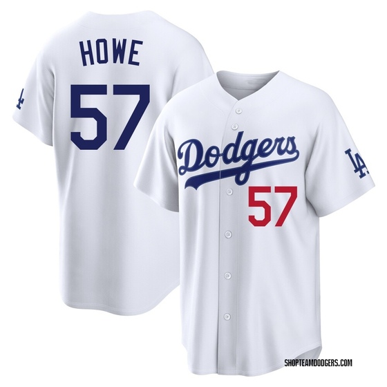 Limited Los Angeles Dodgers Steve Howe Home Stadium Jersey - White