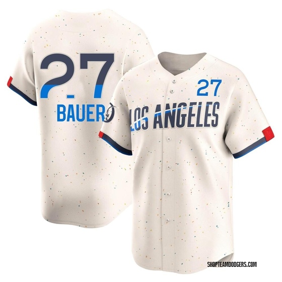 Limited Los Angeles Dodgers Trevor Bauer 2024 City Connect Jersey - Cream