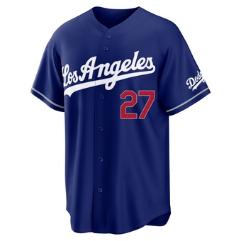 Limited Los Angeles Dodgers Trevor Bauer Alternate Stadium Jersey - Royal