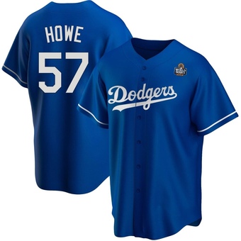 Replica Los Angeles Dodgers Steve Howe Alternate 2024 World Series Jersey - Royal