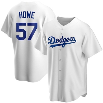 Replica Los Angeles Dodgers Steve Howe Home Jersey - White