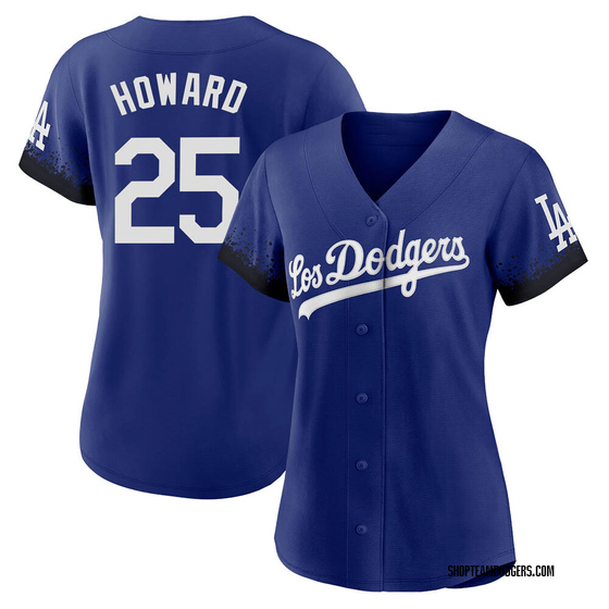 Women's Authentic Los Angeles Dodgers Frank Howard 2021 City Connect Jersey - Royal