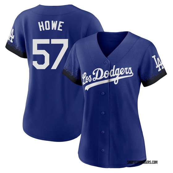 Women's Authentic Los Angeles Dodgers Steve Howe 2021 City Connect Jersey - Royal