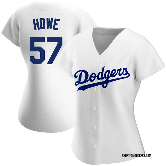Women's Authentic Los Angeles Dodgers Steve Howe Home Jersey - White