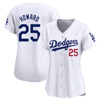 Women's Limited Los Angeles Dodgers Frank Howard Home Jersey - White