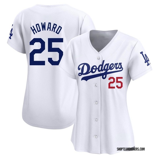 Women's Limited Los Angeles Dodgers Frank Howard Home Jersey - White