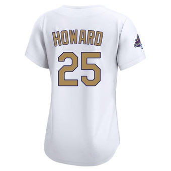 Women's Limited Los Angeles Dodgers Frank Howard White 2025 Collection Jersey - Gold