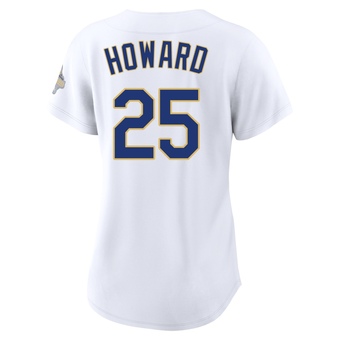 Women's Limited Los Angeles Dodgers Frank Howard White 2026 Collection Stadium Jersey - Gold