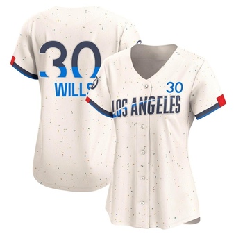 Women's Limited Los Angeles Dodgers Maury Wills 2024 City Connect Jersey - Cream