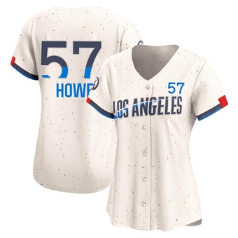 Women's Limited Los Angeles Dodgers Steve Howe 2024 City Connect Jersey - Cream
