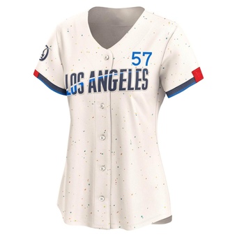Women's Limited Los Angeles Dodgers Steve Howe 2024 City Connect Jersey - Cream