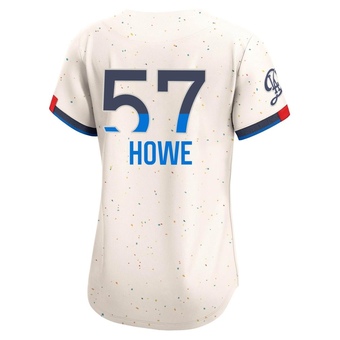 Women's Limited Los Angeles Dodgers Steve Howe 2024 City Connect Jersey - Cream