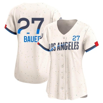 Women's Limited Los Angeles Dodgers Trevor Bauer 2024 City Connect Jersey - Cream