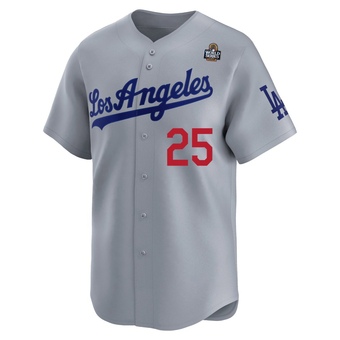Youth Limited Los Angeles Dodgers Frank Howard Away 2024 World Series Jersey - Gray