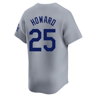 Youth Limited Los Angeles Dodgers Frank Howard Away Jersey - Gray