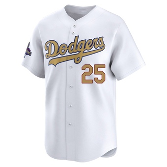Youth Limited Los Angeles Dodgers Frank Howard White 2025 Collection Jersey - Gold