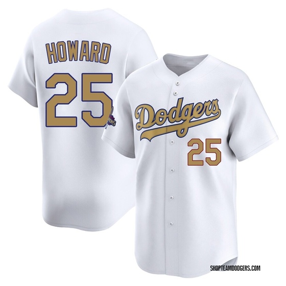 Youth Limited Los Angeles Dodgers Frank Howard White 2025 Collection Jersey - Gold