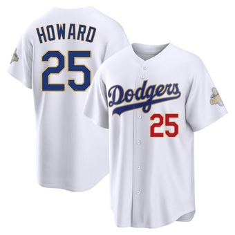 Youth Limited Los Angeles Dodgers Frank Howard White 2026 Collection Stadium Jersey - Gold