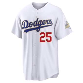 Youth Limited Los Angeles Dodgers Frank Howard White 2026 Collection Stadium Jersey - Gold