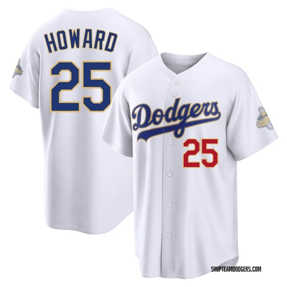 Youth Limited Los Angeles Dodgers Frank Howard White 2026 Collection Stadium Jersey - Gold