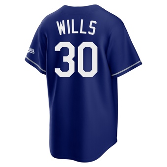 Youth Limited Los Angeles Dodgers Maury Wills Alternate Stadium Jersey - Royal