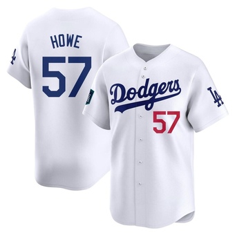Youth Limited Los Angeles Dodgers Steve Howe 2024 World Tour Seoul Series Home Jersey - White
