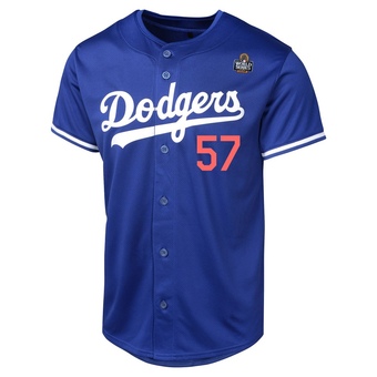 Youth Limited Los Angeles Dodgers Steve Howe Alternate 2024 World Series Jersey - Royal