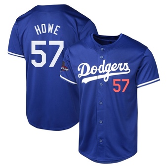 Youth Limited Los Angeles Dodgers Steve Howe Alternate World Series Champions Jersey - Royal